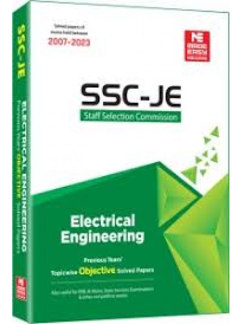 SSC JE Electrical Engineering Objective Solved Papers 2024-25 at Ashirwad Publication